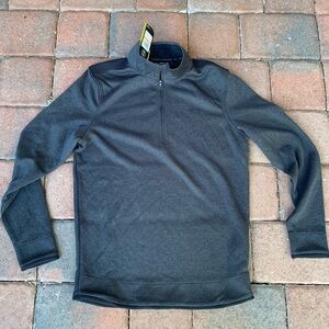 Under Armour Charcoal Gray Quarter Zip Pullover New with Tags